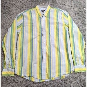 Cutter & Buck Button Down Shirt Mens Size‎ XLT XLarge Tall Colorful Cotton Silk